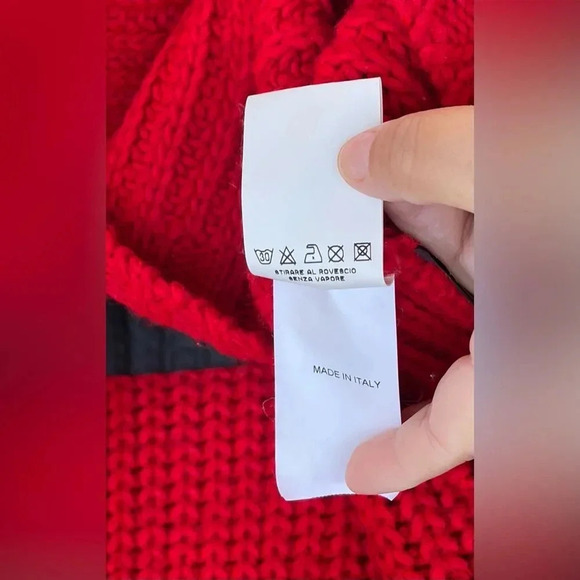 MSGM chunky wool blend Striped Sweater small - Picture 7 of 9